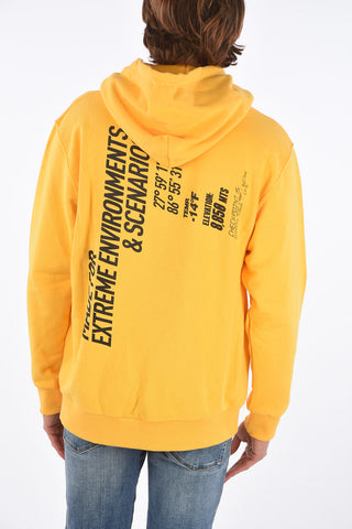 printed MOUNTAINEERING sweatshirt with hood