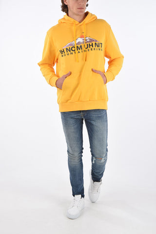 printed MOUNTAINEERING sweatshirt with hood