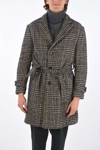 belted chesterfield coat