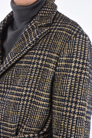 belted chesterfield coat