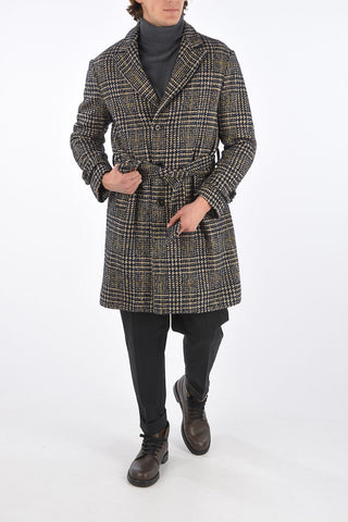 belted chesterfield coat