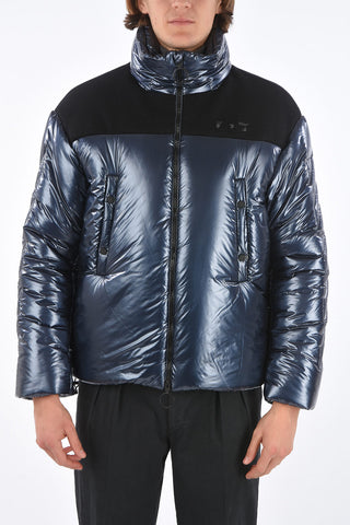 padded jacket with zip closure