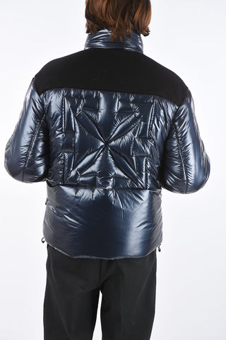 padded jacket with zip closure
