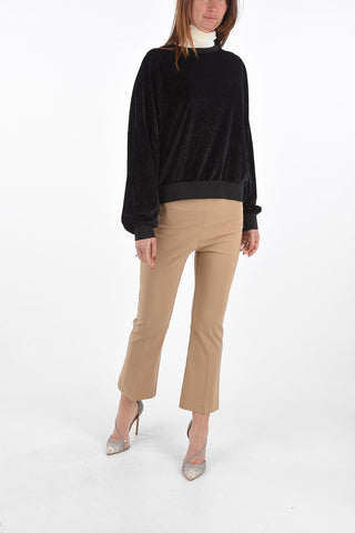 velvet glitter sweater with Batwing Sleeve