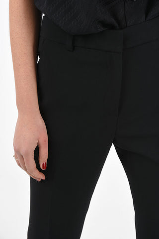 Palazzo Pants with Belt Loops and Hidden Fastening