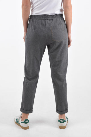 drawstring waist jogger pants