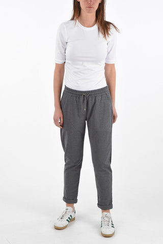 drawstring waist jogger pants