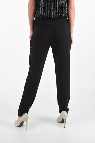 Pantaloni Slim Fit con Vita Regolare e Zip Laterale
