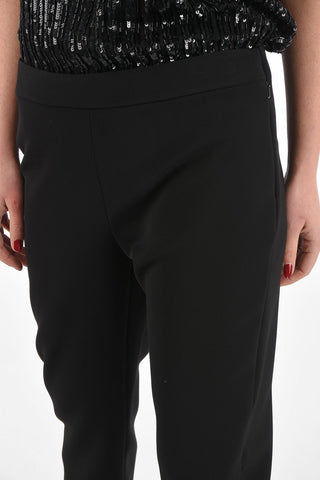Pantaloni Slim Fit con Vita Regolare e Zip Laterale