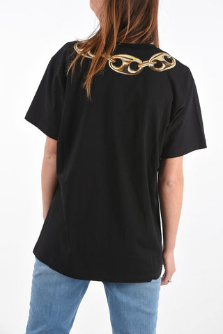 Crew Neck MACRO RING Printed T-Shirt