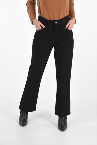 4 Pockets Boot Cut Denims with Belt Loops