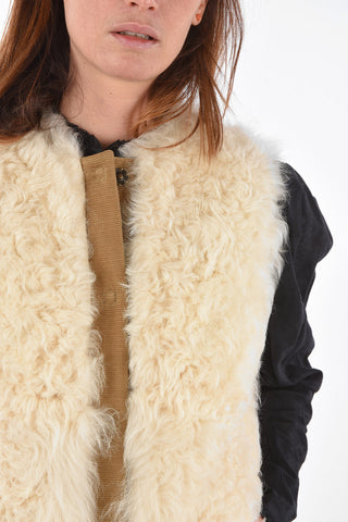 Sheraling Snap Button Sleeveless Coat