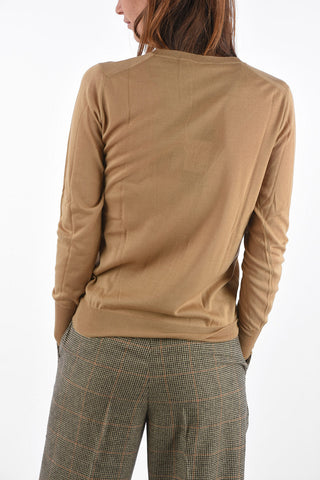 merino wool v-neck sweater