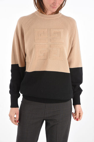 maglia girocollo in cashmere