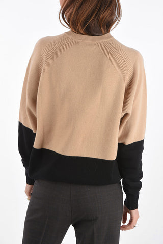 maglia girocollo in cashmere