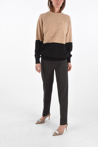 maglia girocollo in cashmere