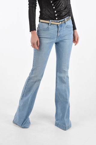 Boot Cut Jeans with Belt
