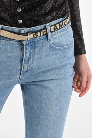Boot Cut Jeans with Belt
