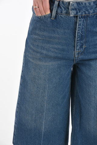 Mid-rise waist BERNADETTE cropped jeans