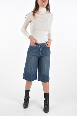 Mid-rise waist BERNADETTE cropped jeans