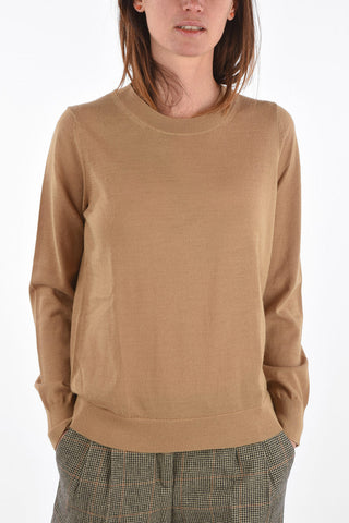 MICHAEL crew-neck sweater with back closure