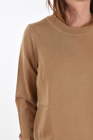 MICHAEL crew-neck sweater with back closure