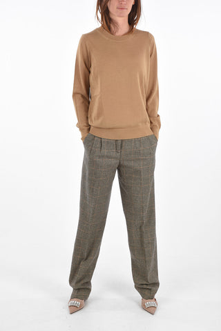 MICHAEL crew-neck sweater with back closure