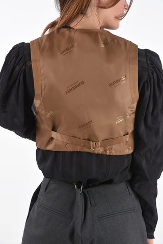 Gilet Corto Tartan con 2 Tasche