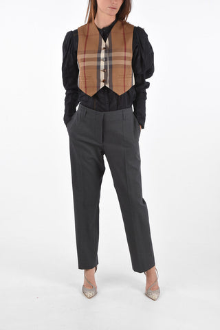 Gilet Corto Tartan con 2 Tasche