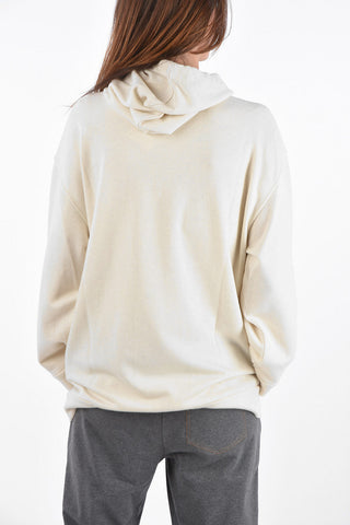 cashmere sweatshirt with hood