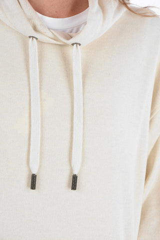 cashmere sweatshirt with hood