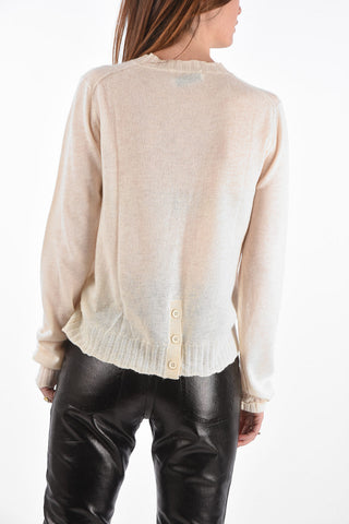 maglia girocollo in cashmere