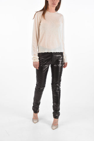 maglia girocollo in cashmere