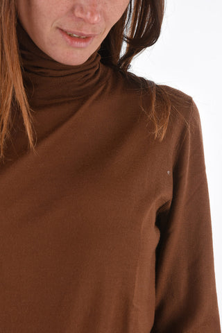 maglia collo alto in cashmere