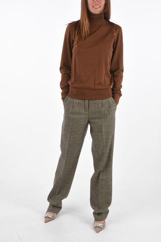 maglia collo alto in cashmere