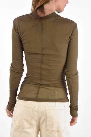 cotton crew-neck sweater