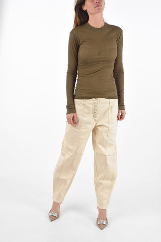 cotton crew-neck sweater