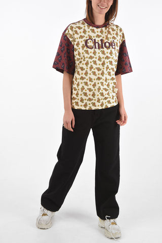 Paisley Printed Crewneck T-shirt