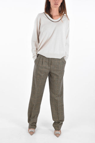 scoop neckline cashmere sweater