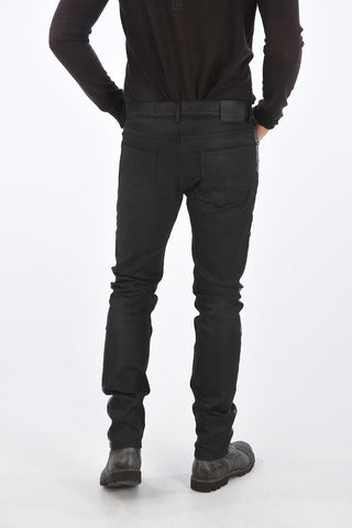 5 Pocket Denims with Side Shiny Printed Bands