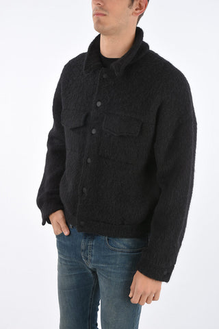 alpaca blend jacket