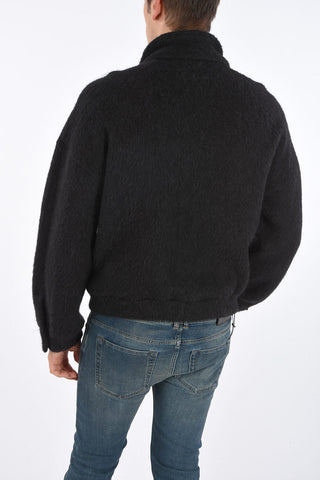 alpaca blend jacket