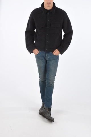 alpaca blend jacket