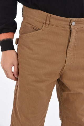 herringbone Striped 5 Pockets Pants