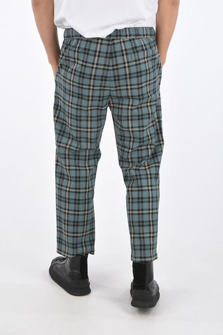 Pantalone Drop Crotch Tartan