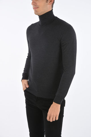 virgin wool turtle-neck sweater