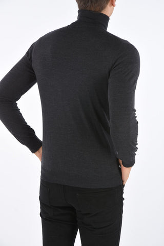 virgin wool turtle-neck sweater