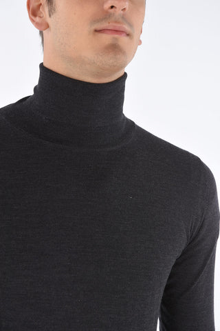 virgin wool turtle-neck sweater
