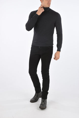 virgin wool turtle-neck sweater