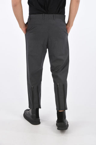Pantalone Drop Crotch in Lana Vergine